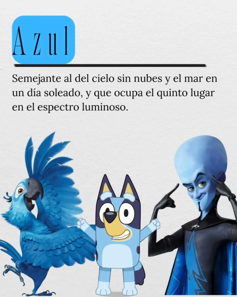 Los colores según la RAE · 3