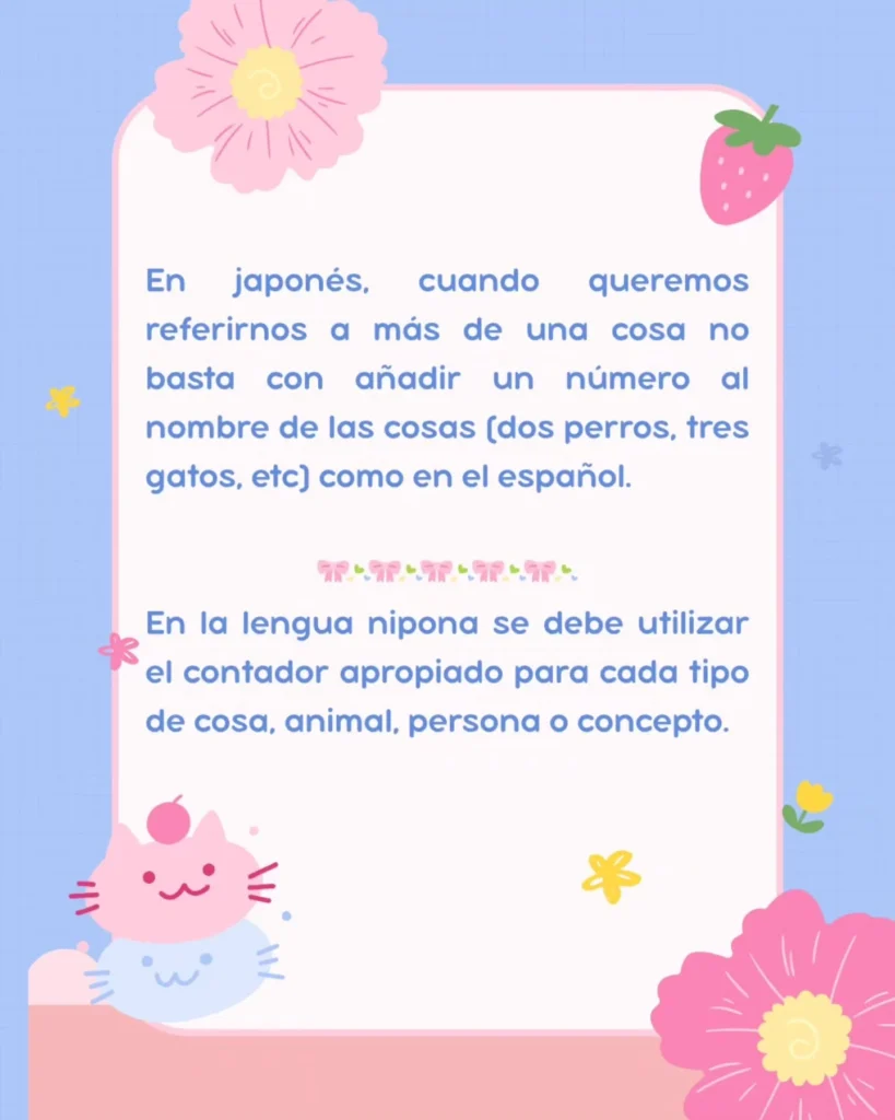 Contar en japonés: todo un reto · 2