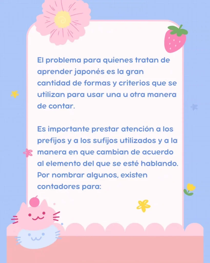 Contar en japonés: todo un reto · 4