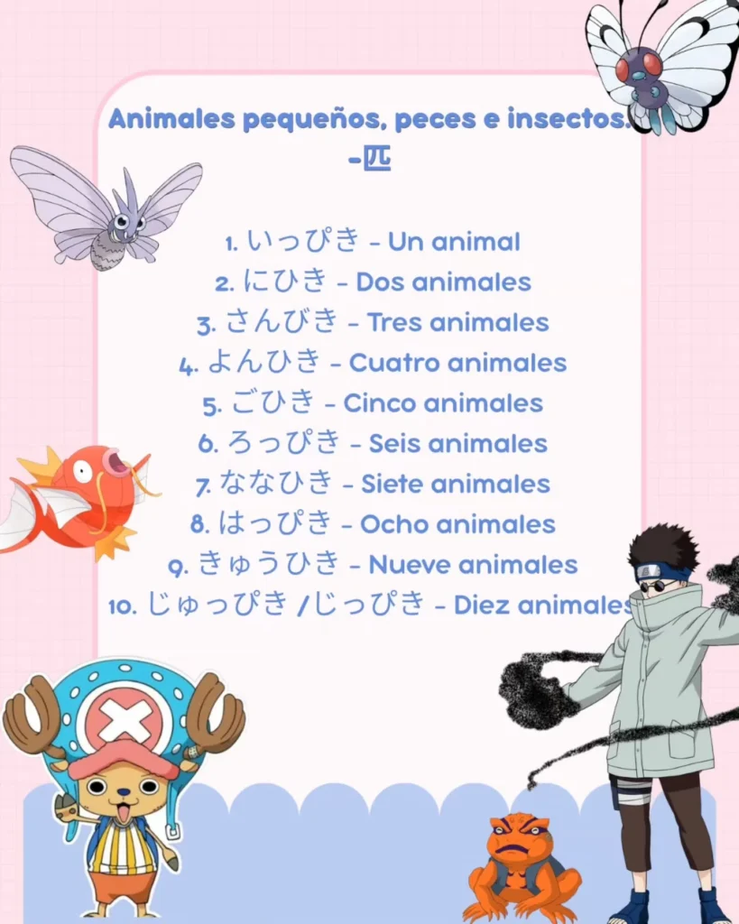 Contar en japonés: todo un reto · 5