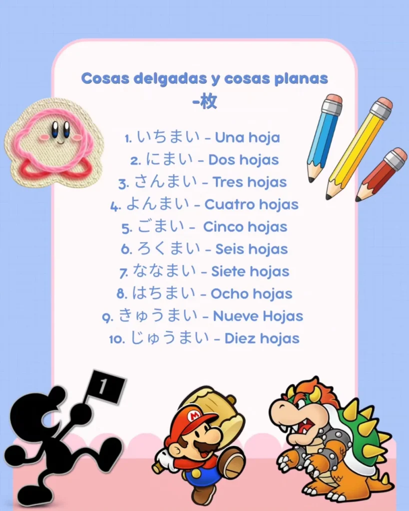 Contar en japonés: todo un reto · 6